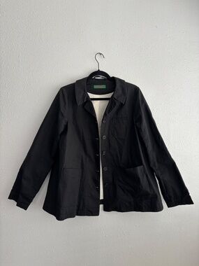 CASEY CASEY Black Waxy Heidi Jacket Made in France - Size M